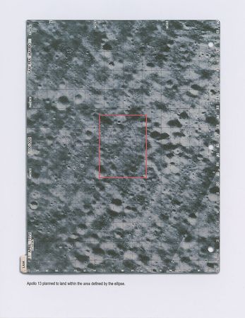Lot #2437  Apollo 13 Training-Used Lunar Surface Maps (2) Signed by Fred Haise - Image 4