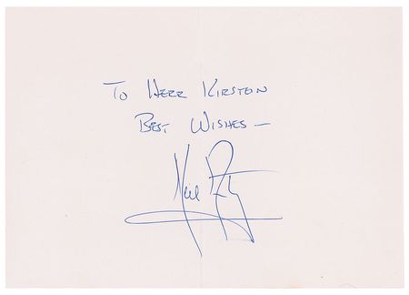 Lot #2293 Neil Armstrong Signed Program - Image 1