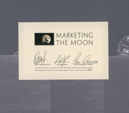 Lot #2500 Gene Cernan Signed Book - Image 1