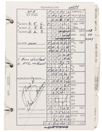 Lot #2347 Gene Cernan's Apollo 17 Flown CSM Updates - Image 10
