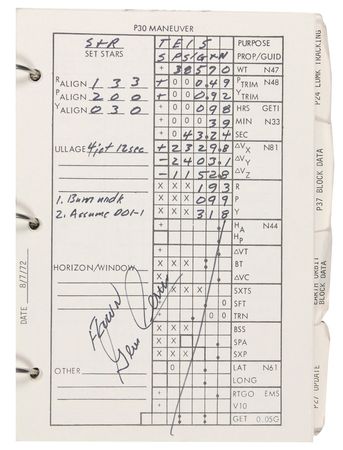 Lot #2347 Gene Cernan's Apollo 17 Flown CSM Updates - Image 11