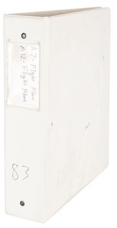Lot #2249  Apollo 7 Flight Plan Signed by Cunningham and Schirra - Image 2