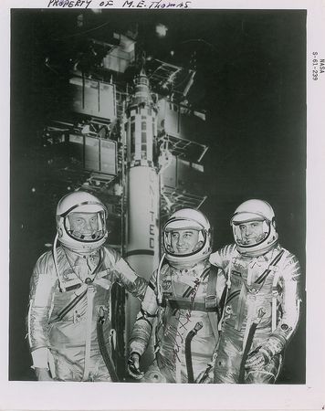 Lot #2055 Gus Grissom Signed Photograph - Image 1