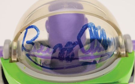 Lot #2374 Buzz Aldrin Signed Buzz Lightyear Toy - Image 3
