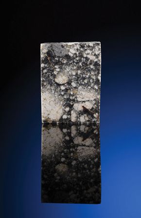 Lot #2143  NWA 5000 Lunar Meteorite Part Slice ('Starburst Tile') - Image 1