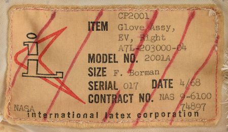 Lot #2237 Frank Borman A7L Training Glove - Image 4