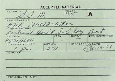 Lot #2216  Apollo A7LB Space Suit Boots - Image 4