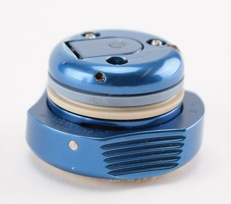 Lot #2230  Apollo Pressure Helmet Feed Port - Image 1