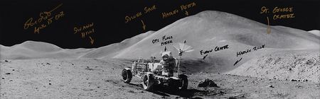 Lot #2326 Dave Scott's Apollo 15 Lunar Surface-Worn OPS Bracket and Flag Display - Image 2