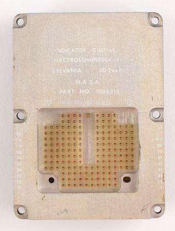 Lot #2101  Apollo Block II Display and Keyboard Assembly (DSKY) Screen - Image 2