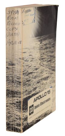 Lot #2094  Apollo 15 Delco Electronics Book Used by MIT Rep - Image 2