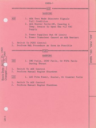 Lot #2071  Apollo 10 Contingency Checklist Used by Russ Larson - Image 5