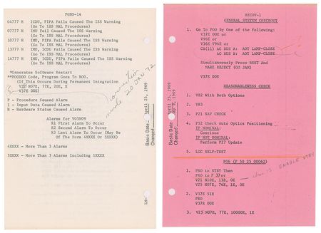 Lot #2071  Apollo 10 Contingency Checklist Used by Russ Larson - Image 9