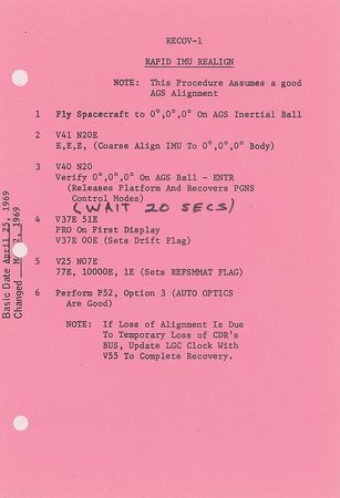 Lot #2071  Apollo 10 Contingency Checklist Used by Russ Larson - Image 10