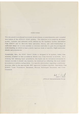 Lot #2090  Apollo 14 Guidance, Navigation & Control User's Guide - Image 3