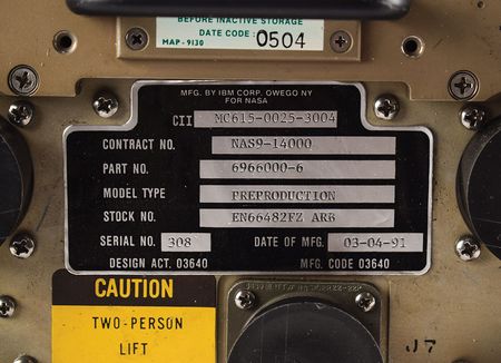 Lot #2645  Space Shuttle Preproduction IBM AP-101S Computer - Image 5