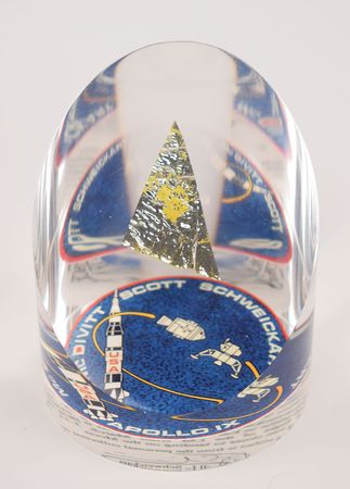 Lot #2259  Apollo 9 Flown Kapton Foil Display - Image 1