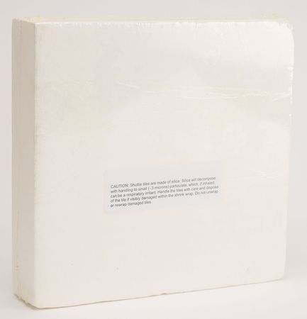 Lot #2657  Space Shuttle TPS Tile (White) - Image 1