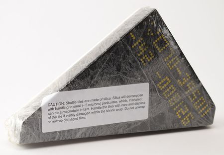 Lot #2656  Space Shuttle TPS Tile (Black) - Image 1