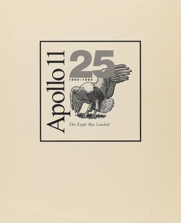 Lot #2402  STS-65 Flown Apollo 11 25th Anniversary Flag - Image 2