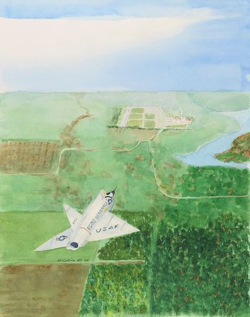 Lot #2677 Michael Collins Original Painting - Image 1