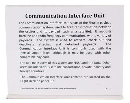 Lot #2608  Space Shuttle Communication Interface Unit - Image 2