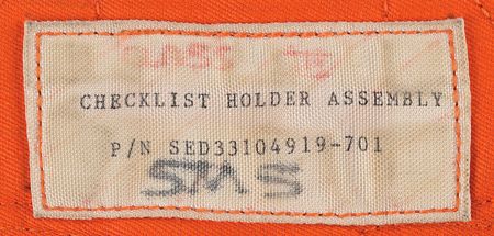 Lot #2606  Space Shuttle Checklist Holder Assembly - Image 3