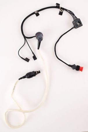 Lot #2634  Space Shuttle LES Helmet Communications Cord Assembly - Image 1