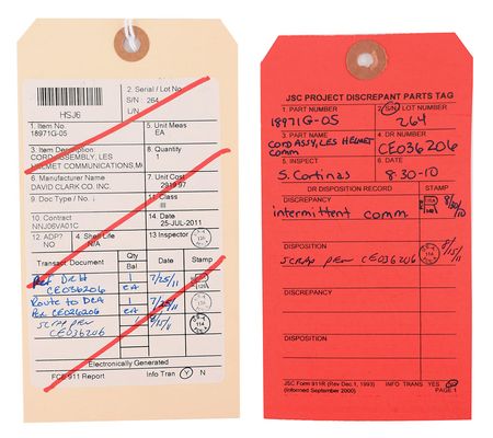 Lot #2634  Space Shuttle LES Helmet Communications Cord Assembly - Image 5