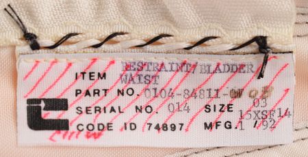 Lot #2618  Space Shuttle EMU Suit Waist Restraint Bladder Assembly - Image 5