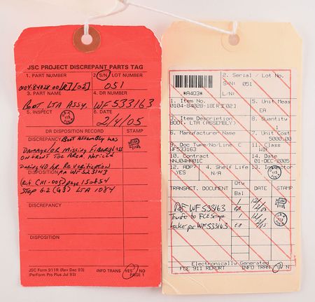 Lot #2611  Space Shuttle EMU Suit Boot - Image 2