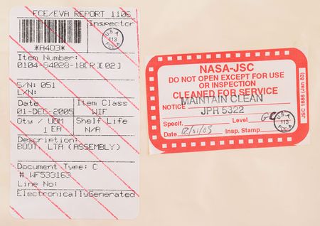 Lot #2611  Space Shuttle EMU Suit Boot - Image 3