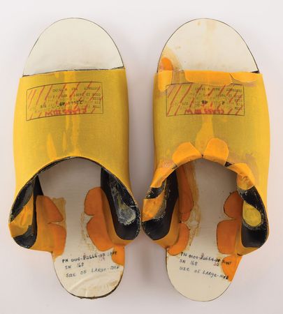 Lot #2612  Space Shuttle EMU Suit Boot Sizing Insert Toe Cap Assemblies (2) - Image 1