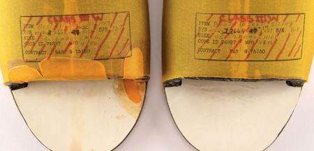 Lot #2612  Space Shuttle EMU Suit Boot Sizing Insert Toe Cap Assemblies (2) - Image 2