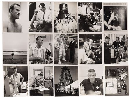 Lot #2045 Gordon Cooper Collection of (36) Vintage Original NASA Photographs - Image 1