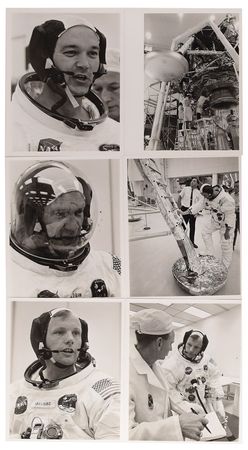 Lot #2007  Apollo 11 Training Lot of (18) Vintage Original NASA Photographs - Image 1