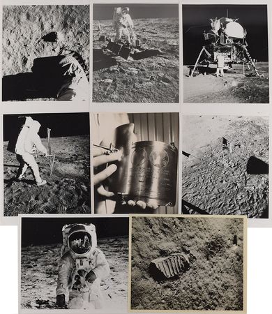 Lot #2008  Apollo 11 Lot of (8) Vintage Original