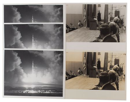 Lot #2032  Apollo 17 Lot of (19) Vintage Original NASA Photographs - Image 3