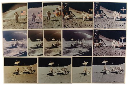 Lot #2021  Apollo 15 Lot of (14) Vintage Original