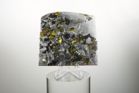Lot #2138  Seymchan Pallasite Meteorite Partial Slice - Image 4