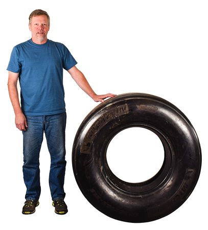 Lot #2653  Space Shuttle Tire - Image 3