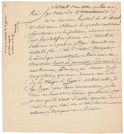 Lot #423 Lazare Carnot Letters - Image 2