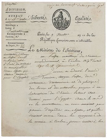 Lot #302 Jean-Antoine Chaptal - Image 1