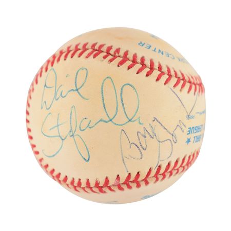 Lot #738  Boston: Sib Hashian's RTZ Signed Baseball - Image 7
