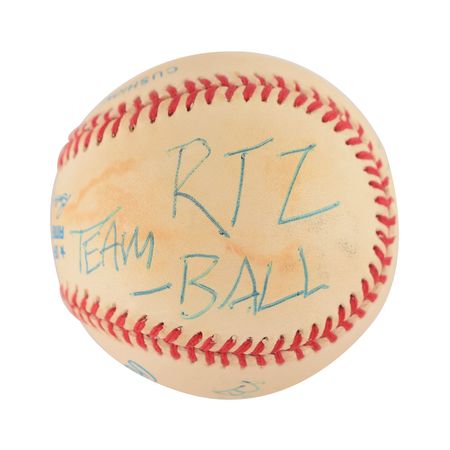 Lot #738  Boston: Sib Hashian's RTZ Signed Baseball - Image 9
