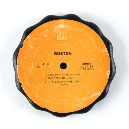 Lot #697 LIVE Boston: Sib Hashian's Unpressed 'Boston' Record Unpressed Record - Image 1