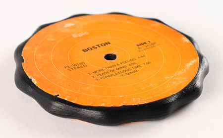Lot #697 LIVE Boston: Sib Hashian's Unpressed 'Boston' Record Unpressed Record - Image 3