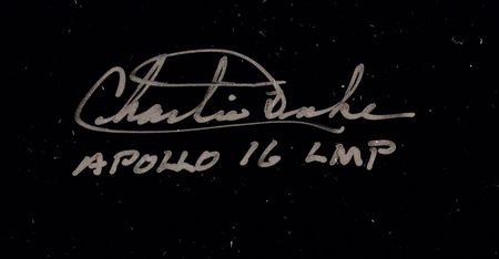 Lot #497 Charlie Duke Signed Photograph - Image 2