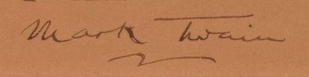 Lot #625 Samuel L. Clemens: 