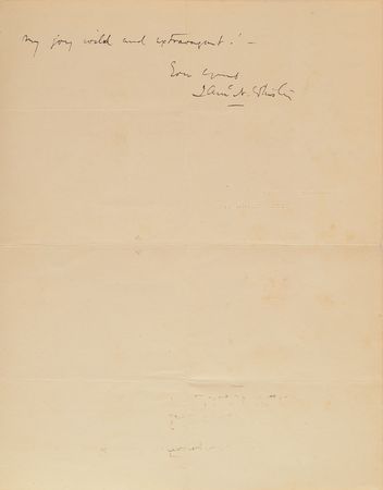 Lot #603 James Abbott McNeill Whistler Handwritten Letter Signed - Image 2